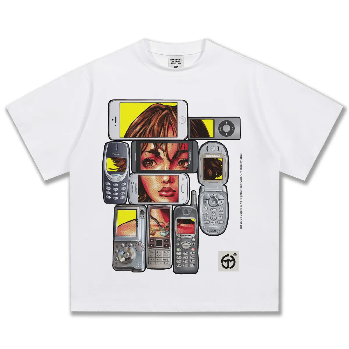 Herren Vintage-Waschung Grafik T-Shirt mit kurzem Arm